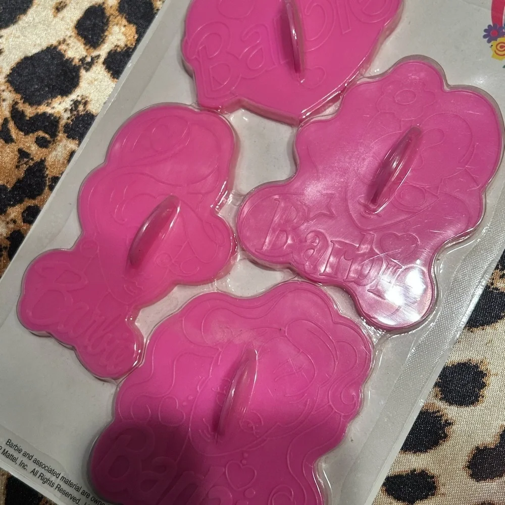 Vintage 90s Barbie Wilton Pink Cookie Cutters - 4 Cutters